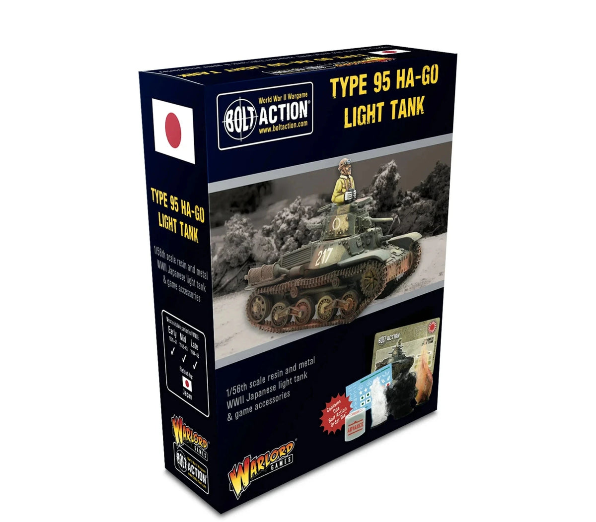 Bolt Action Japanese Type 95 Ha-Go Light Tank