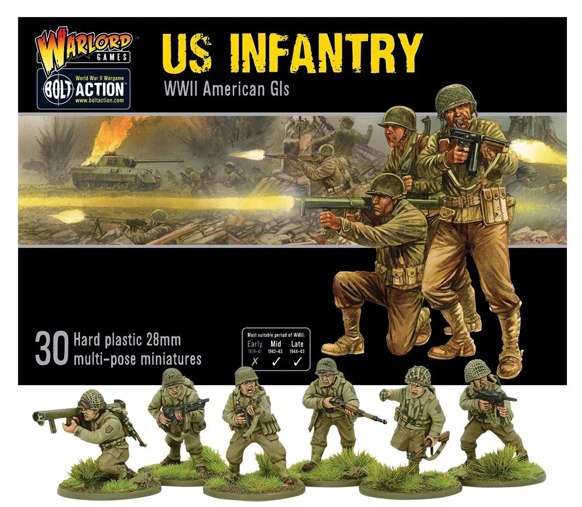 Bolt Action US Infantry - WWII American GI's