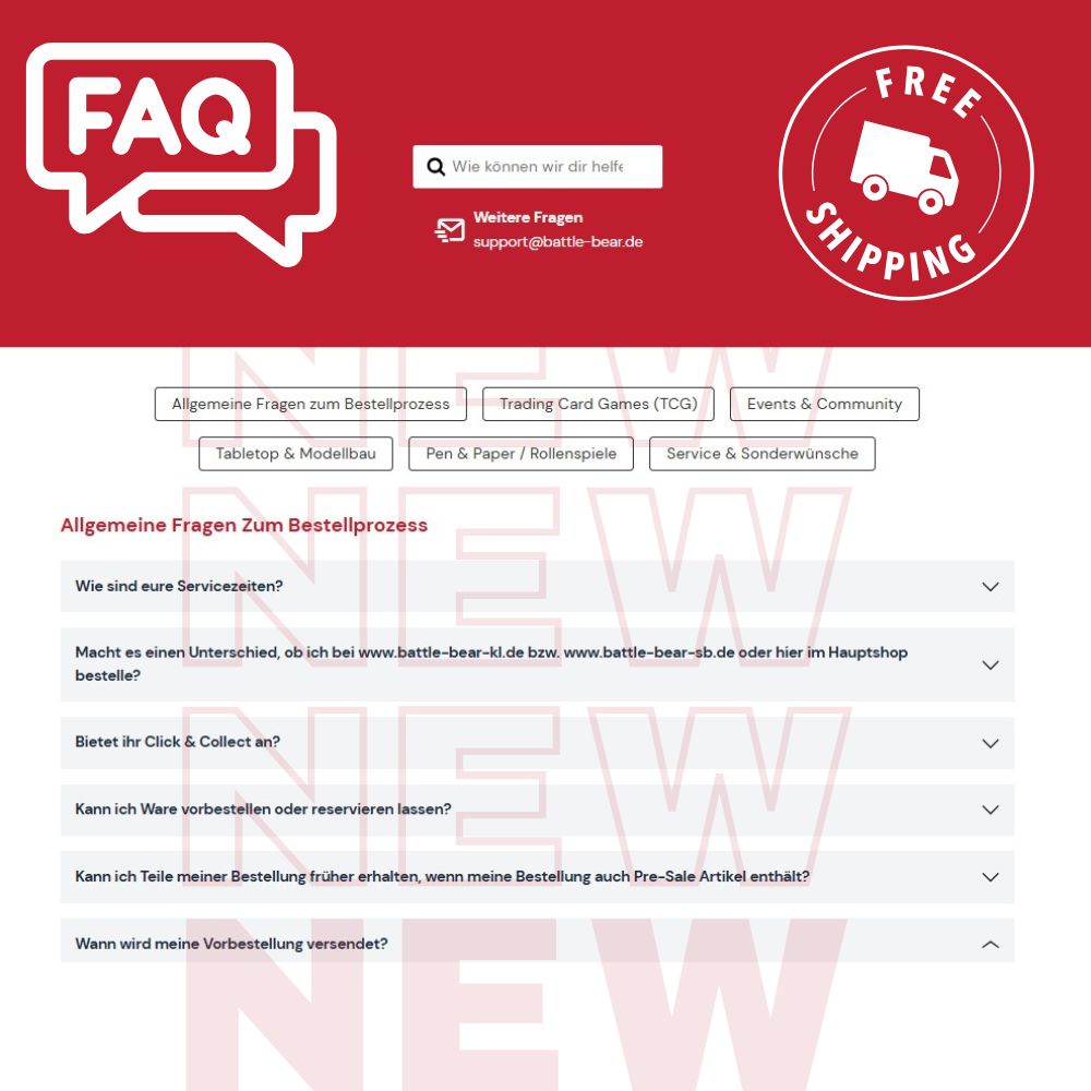 Alles, was du wissen musst: Unsere brandneue FAQ-Seite ist live - und vieles mehr!