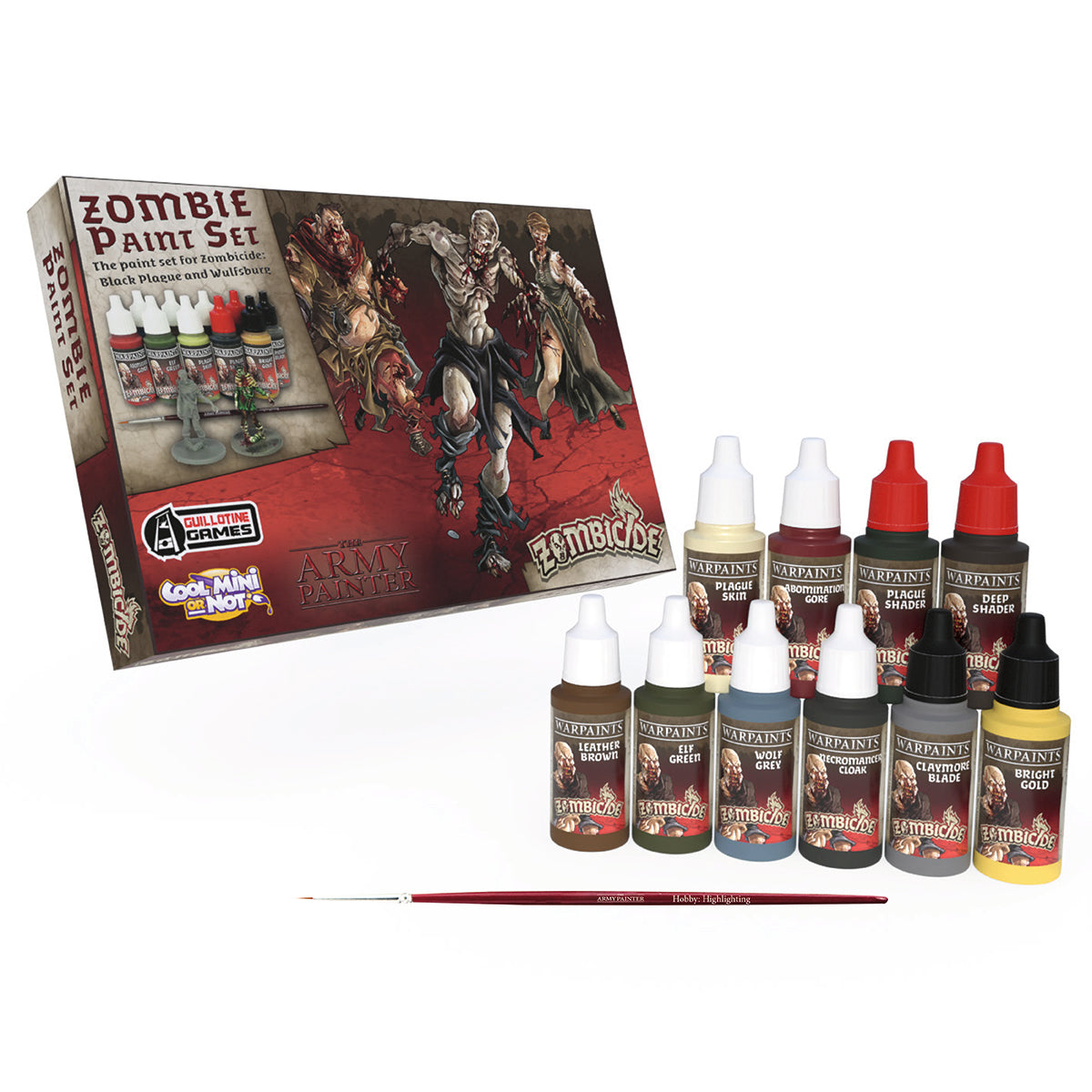Army Painter Zombicide Black: Plague Paint Set
