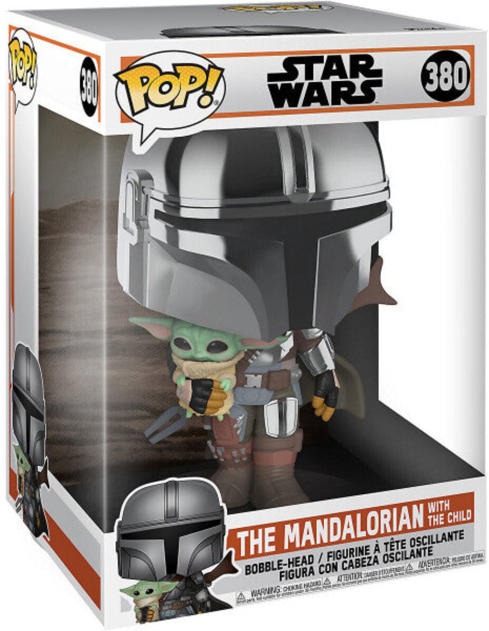 Funko POP! StarWars: Mandalorian - The Mandalorian with the Child #380
