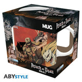 ATTACK ON TITAN - Mug - 320 ml - Battle scene season 4