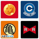 DRAGON BALL - Set 4 Coasters "Symbols"