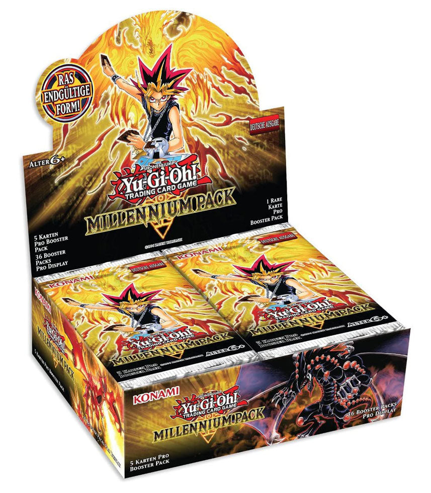 Yu-Gi-Oh! Millenium Pack Booster Display