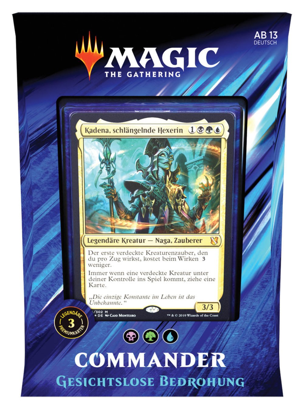 Magic: The Gathering Commander 2019 Gesichtslose Bedrohung Deutsch
