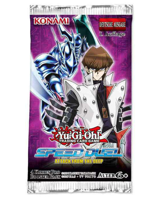 Yu-Gi-Oh! Attack From The Deep - Speed Duel 2  Booster Einzeln  Deutsch
