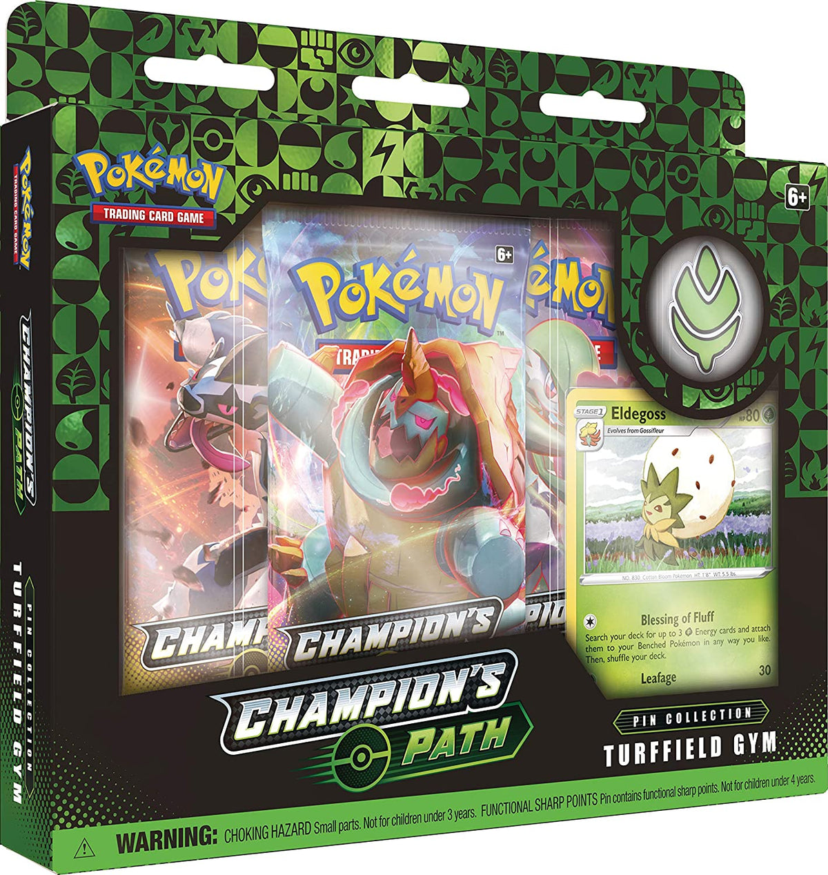 Pokémon SWSH3.5 Champion's Path (Weg des Champs) - Pin Collection Hulbury Gym - englisch