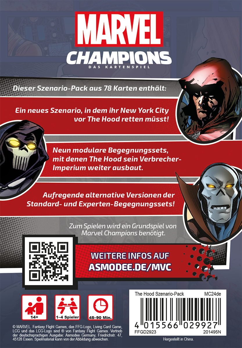 Marvel Champions: Das Kartenspiel - The Hood • Erweiterung DE