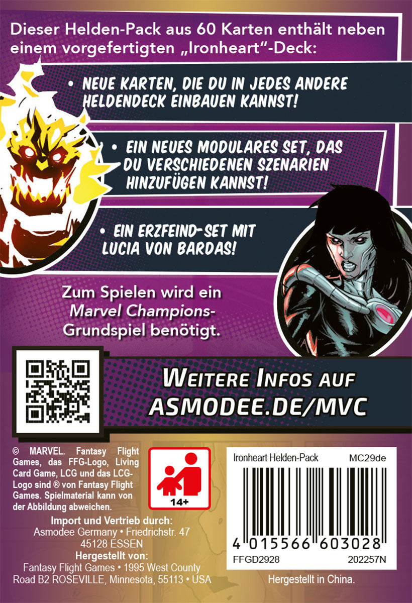 Marvel Champions: Das Kartenspiel – Ironheart - DE