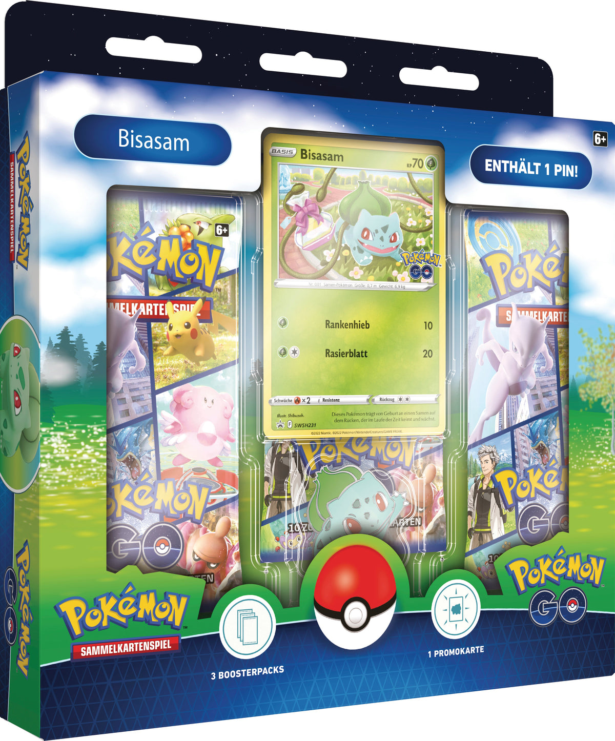 Pokémon - Pokémon Go Pin Box - Bisasam - deutsch