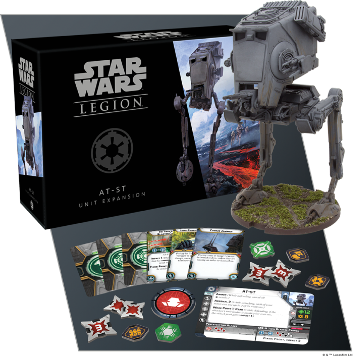 Star Wars: Legion - AT-ST Erweiterung Deutsch/Englisch