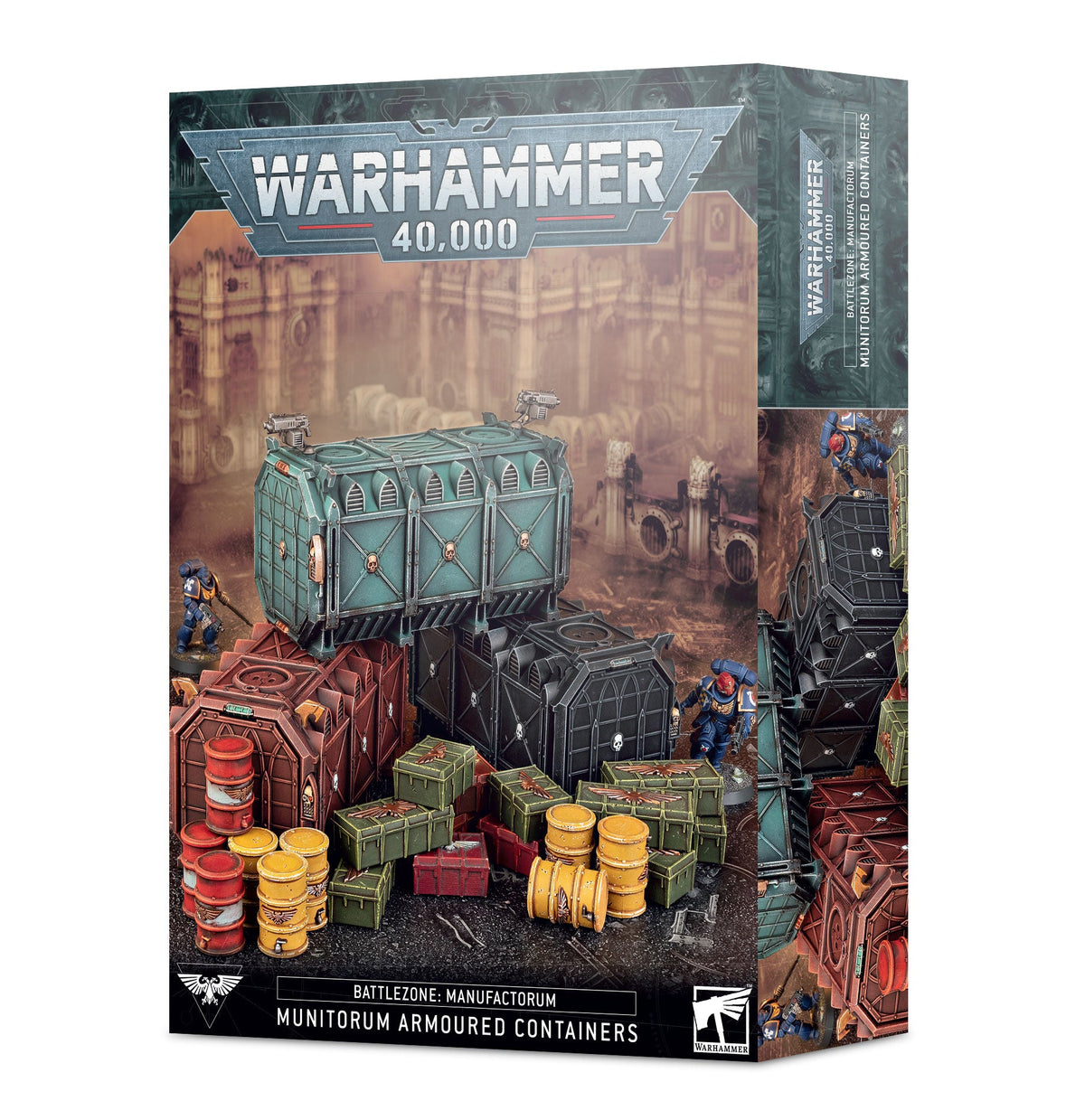 Warhammer 40.000 Battlezone Manufactorm Munitorum Armoured Containers