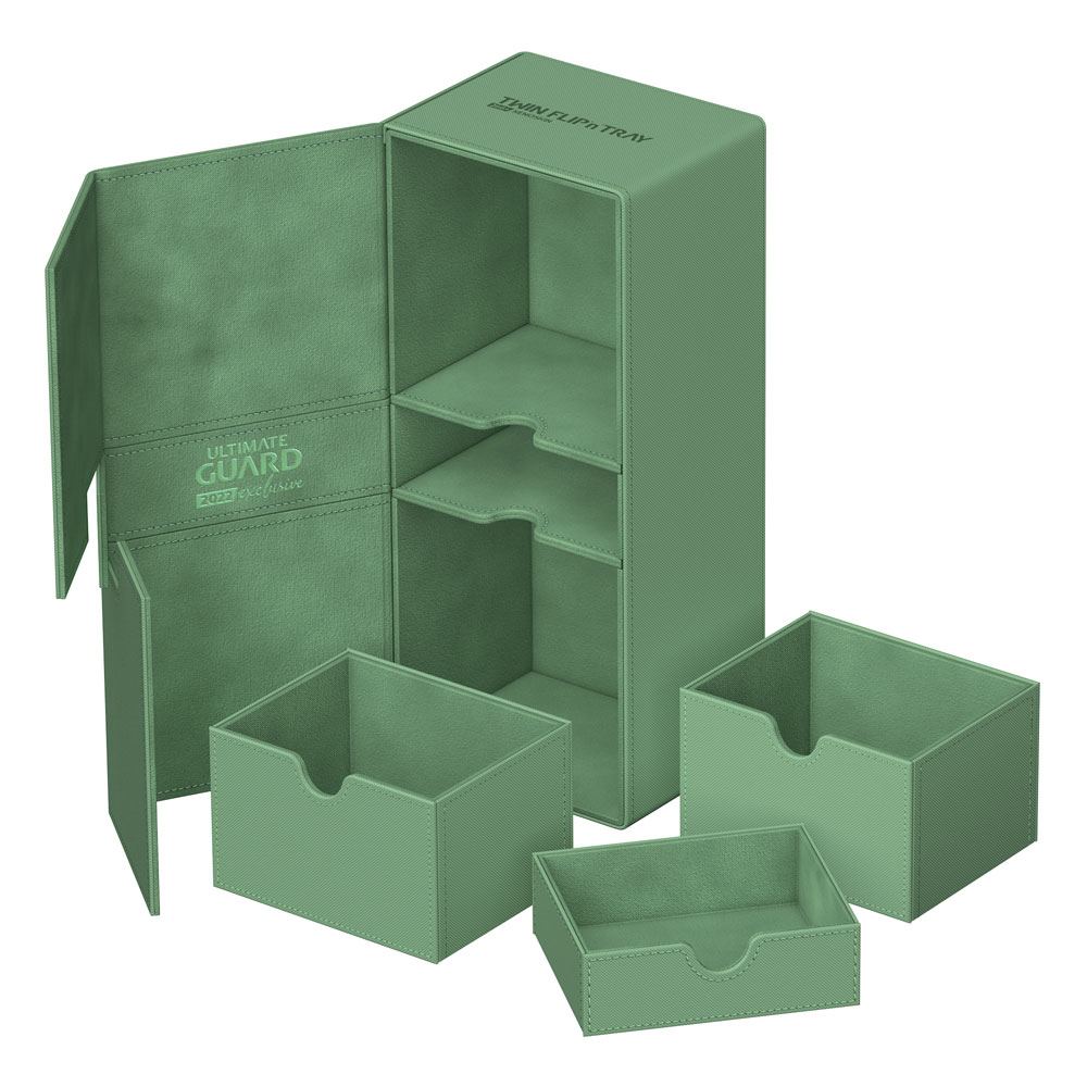 Ultimate Guard Twin Flip`n`Tray 266+ Xenoskin 2022 Exclusive Pastellgrün