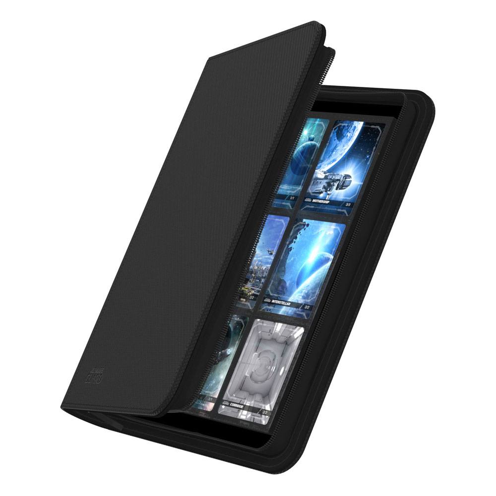 Ultimate Guard Zipfolio 360 - 18-Pocket XenoSkin Mini American Schwarz