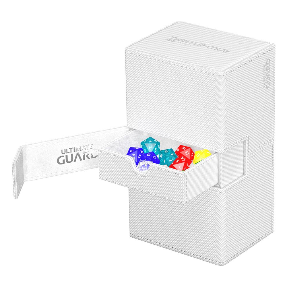 Ultimate Guard Twin Flip`n`Tray 200+ XenoSkin Monocolor Weiß