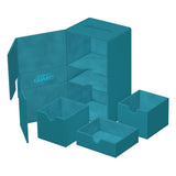 Ultimate Guard Twin Flip`n`Tray 200+ XenoSkin Monocolor Petrolblau