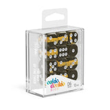 Oakie Doakie Dice W6 Würfel 16 mm Enclave - Amber (12)