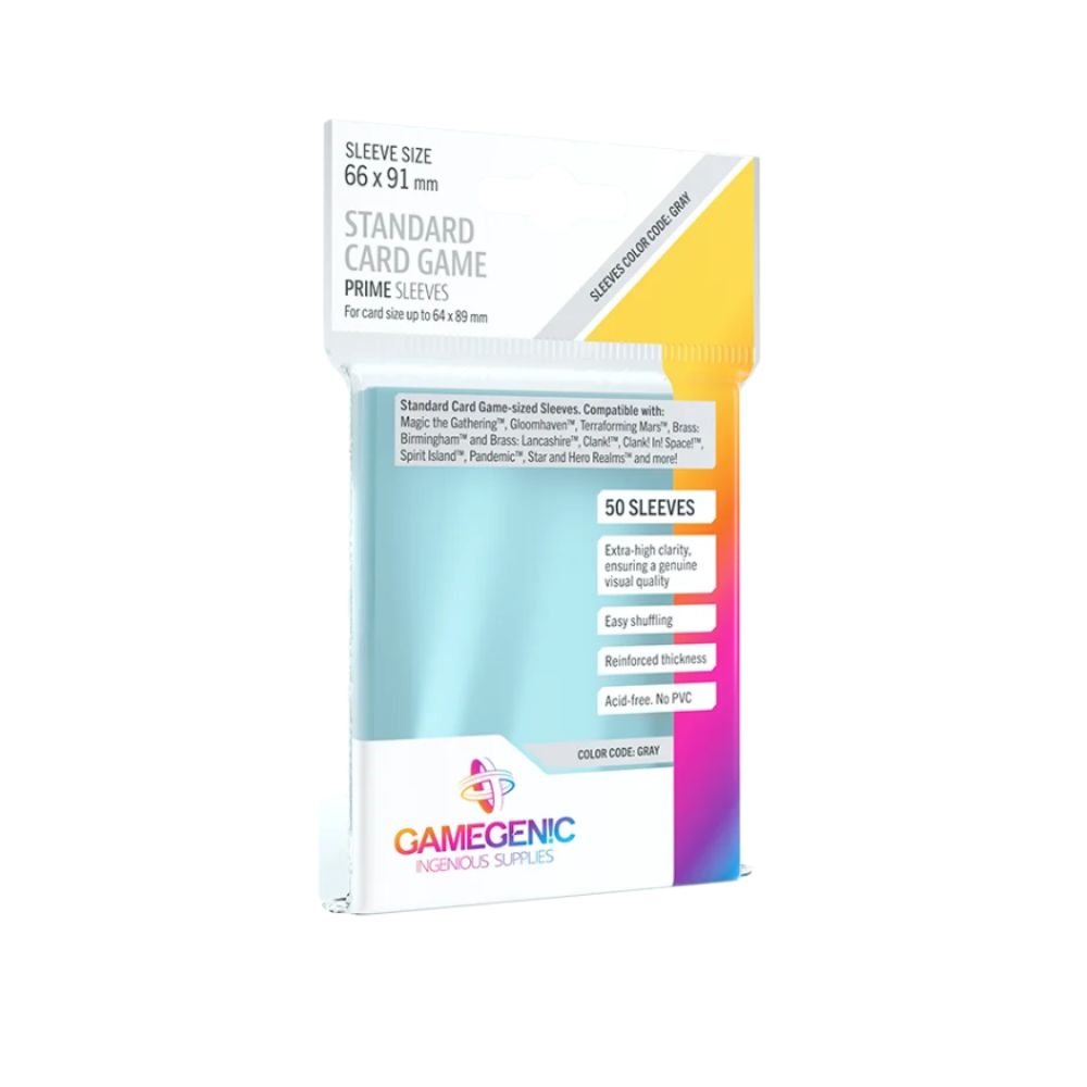 Gamegenic - Prime Board Game Sleeves Standard Card Game (66 x 91)
