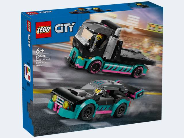 LEGO City Autotransporter mit Rennwagen