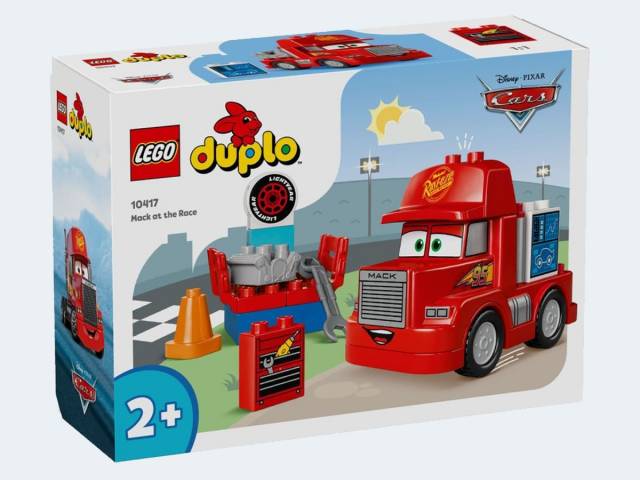 LEGO Duplo Mack beim Rennen