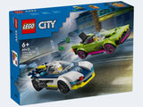 LEGO City Verfolgungsjagd mit Polizeiauto und Musc