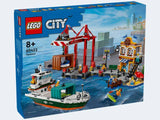 LEGO City Hafen mit Frachtschiff