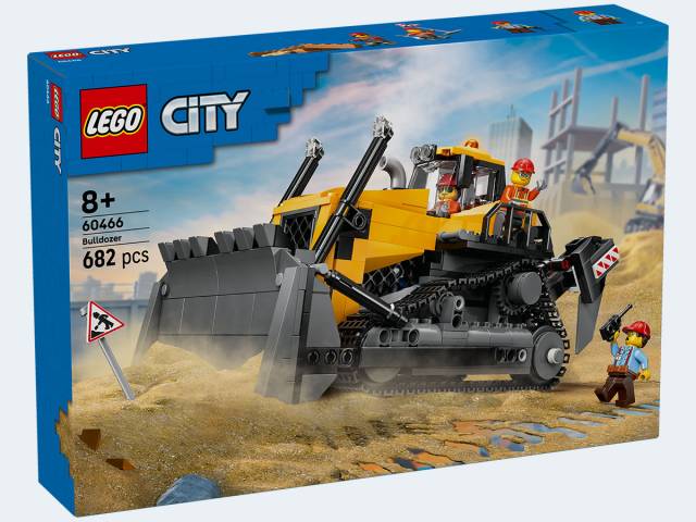 LEGO City Gelber Bulldozer mit Frontlader