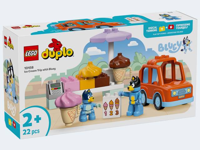 LEGO Duplo Bluey Ausflug zur Eisdiele mit Bluey
