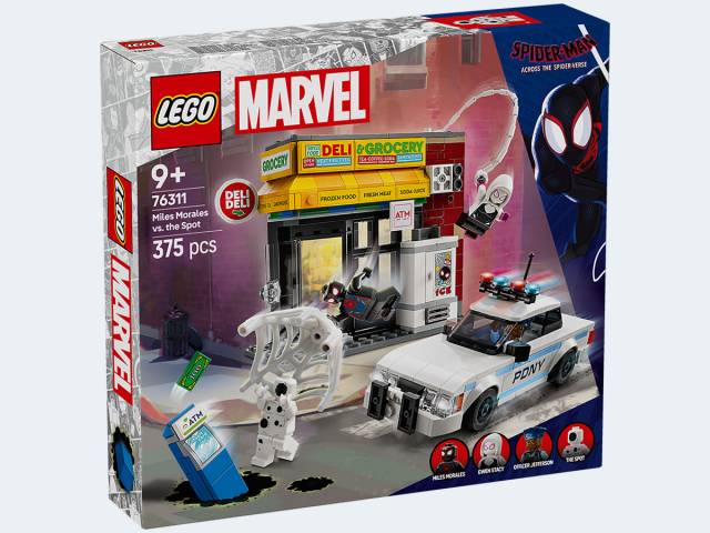 LEGO Marvel Spider-Verse Miles Morales vs Spot