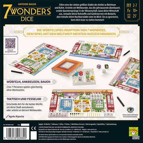 7 Wonders Dice