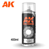 AK Interactive Fine Primer Grey - Spray 400 ml