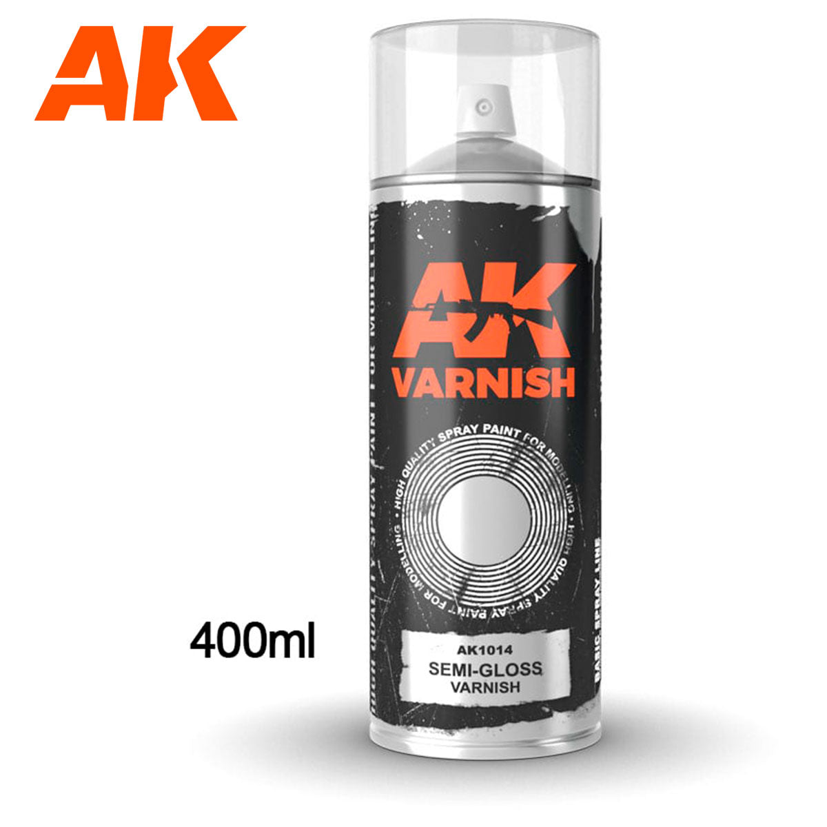 AK Interactive Semi-Gloss varnish - Spray 400 ml