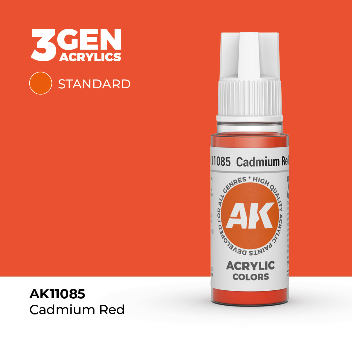 AK Interactive 3GEN Cadmium Red 17ml
