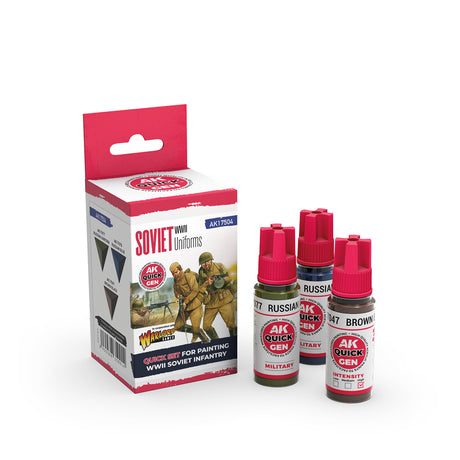 AK Interactive QUICK GEN Soviet Uniforms Set