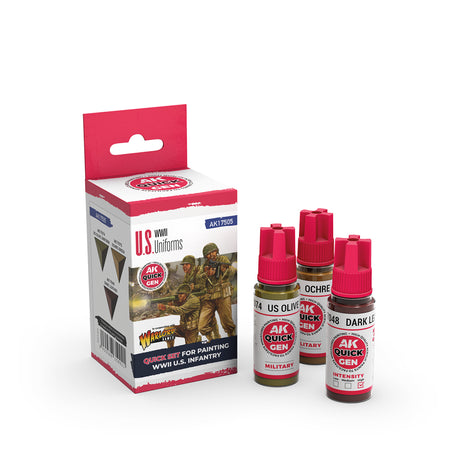 AK Interactive QUICK GEN Us Uniforms Set