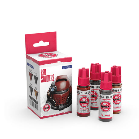 AK Interactive QUICK GEN Red Soldiers Set