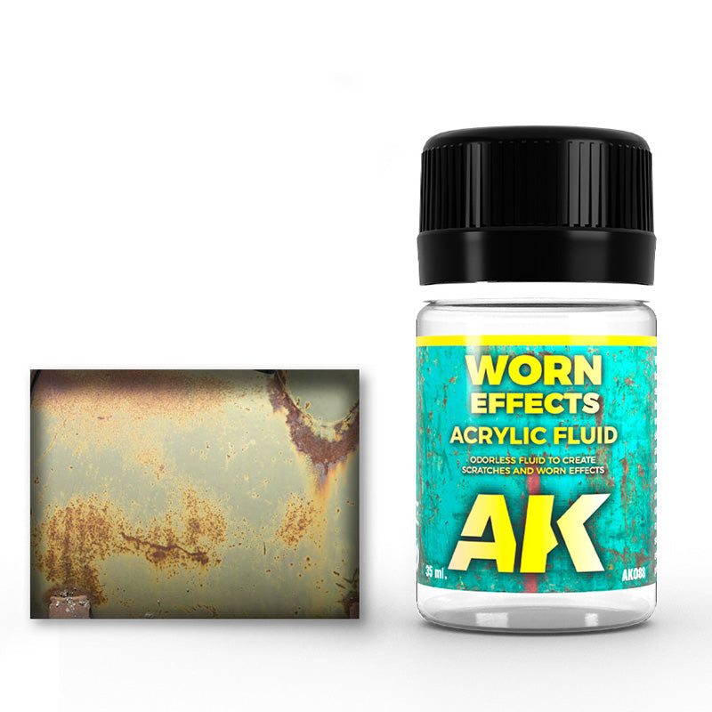 AK Interactive Enamel Effects Worn Effects Acrylic Fluid