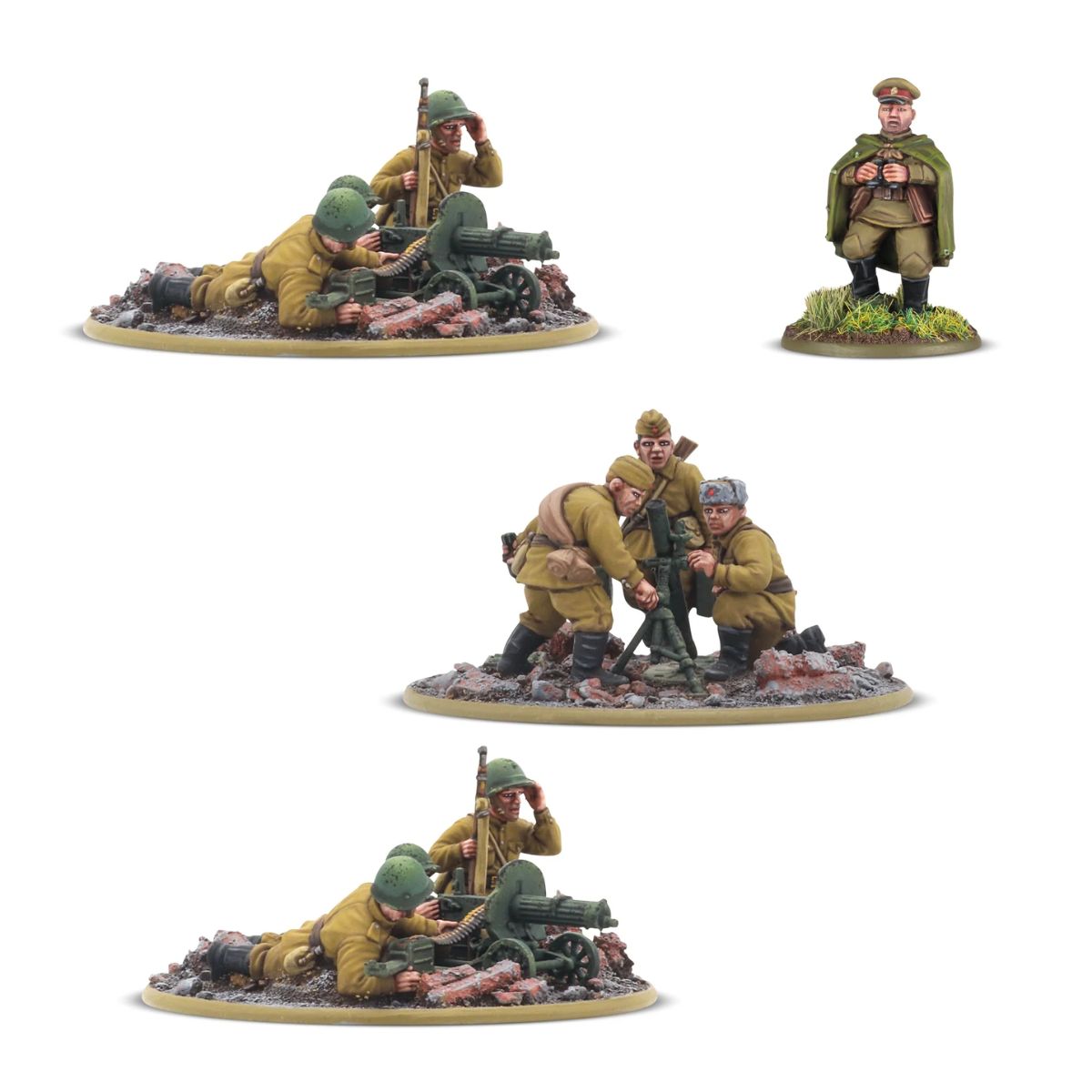 Bolt Action Soviet Army Heavy Weapons Platoon