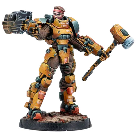 Corvus Belli Infinity NA2 Diggers, Armed Prospectors (Chain Rifle)