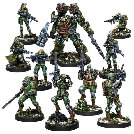 Corvus Belli Infinity Ariadna Tartary Army Corps Action Pack
