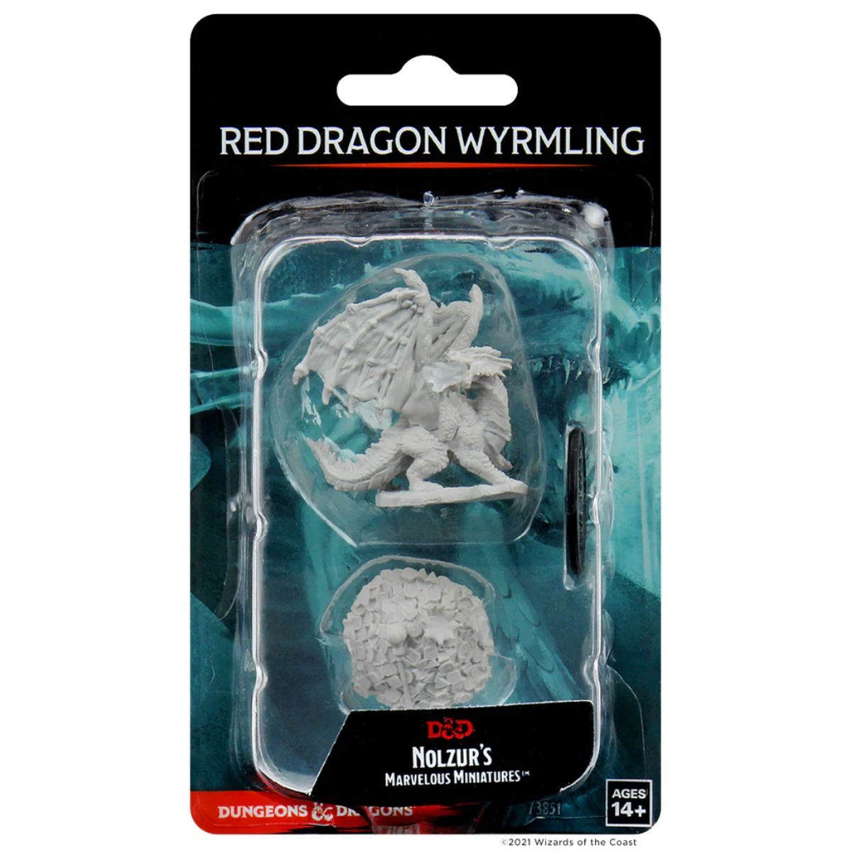 D&D Nolzur's Marvelous Miniatures Red Dragon Wyrmling