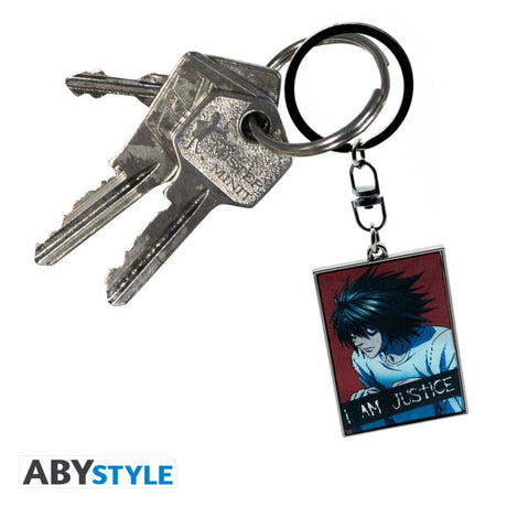 Death Note Keychain Lenticular Justice