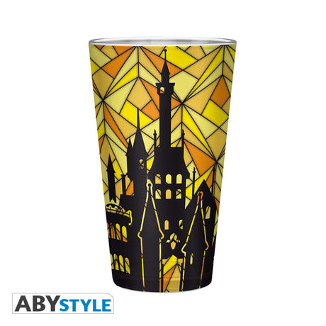 Disney Large Glass 400ml The Beauty & The Beast : Belle