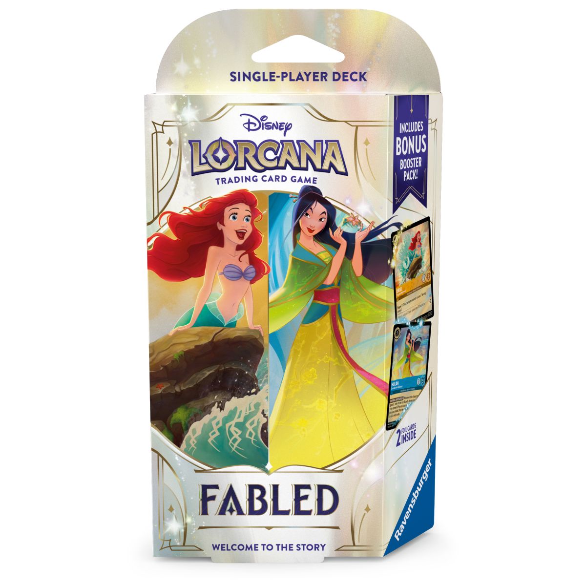 Disney Lorcana Fabled Starter Deck Arielle & Mulan Englisch