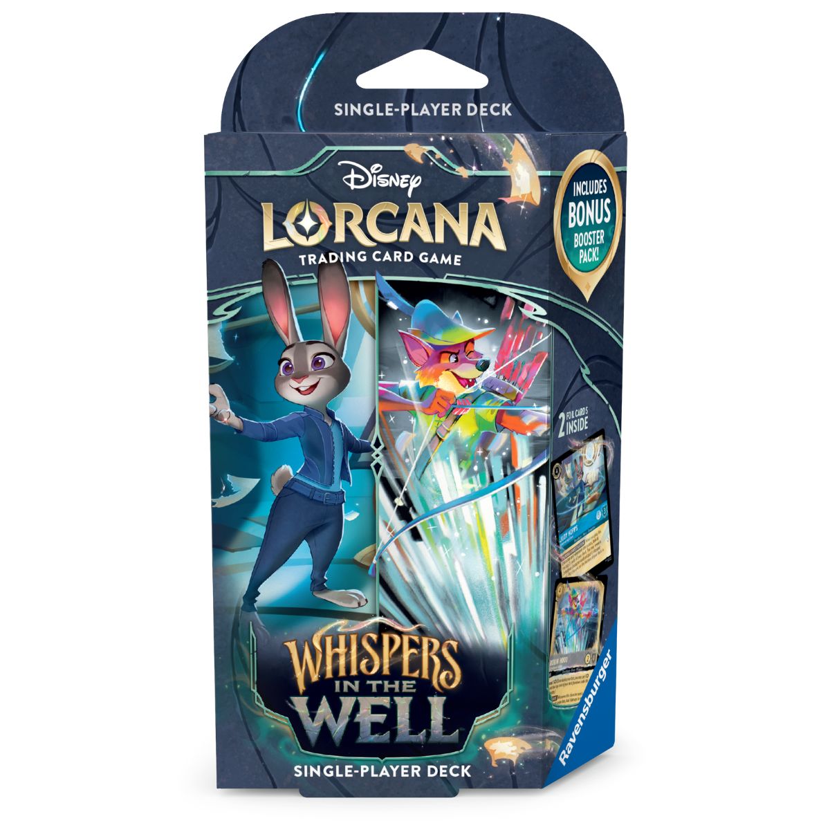 Disney Lorcana Whispers in the Well Starter Deck Robin Hood & Judy Hopps Englisch