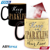 Disney Mug Heat Change 460 ml Tinkerbell Sparkle Box