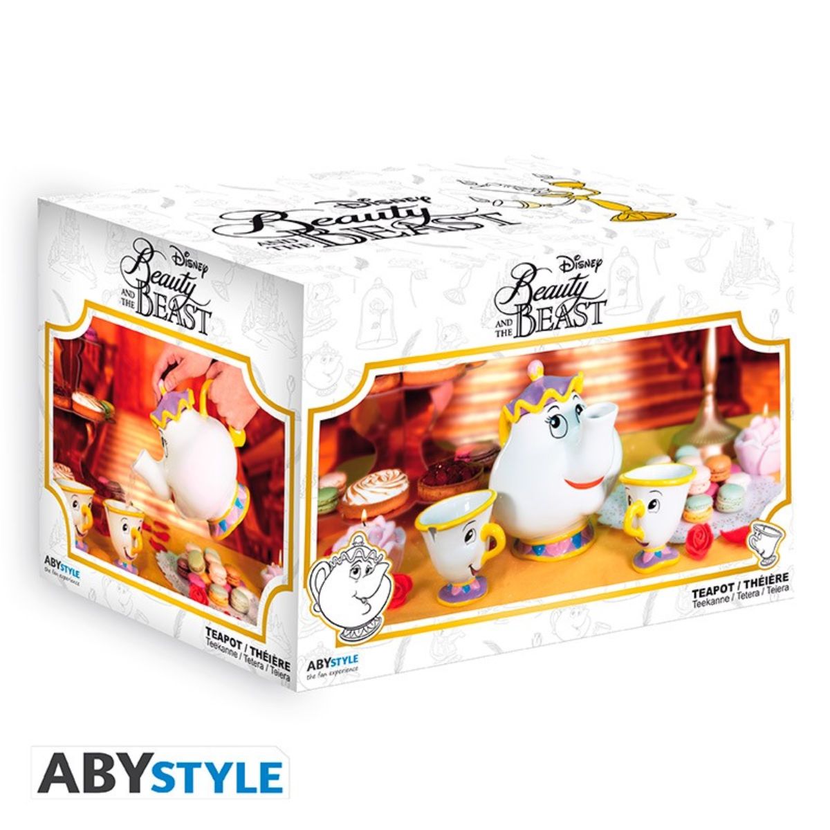 Disney Teapot Set Mrs. Potts And Chip