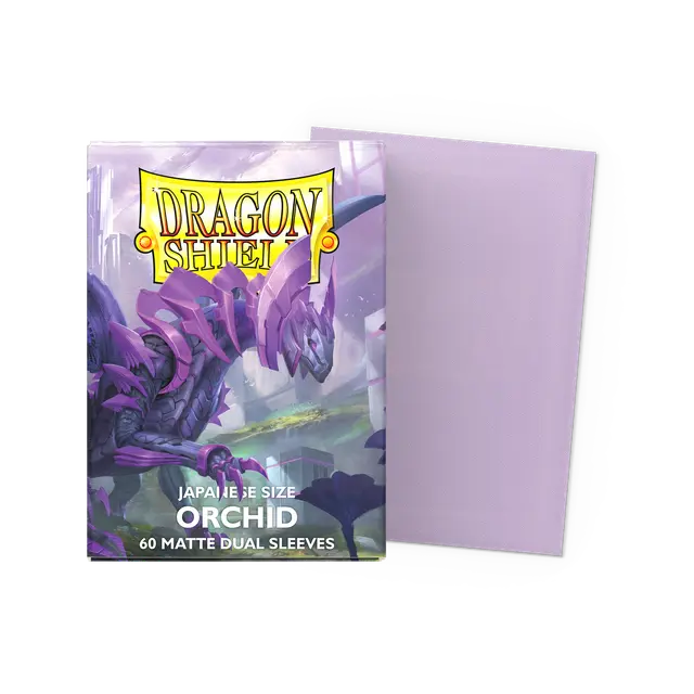Dragon Shield Japanese Size Dual Matte Sleeves - Orchid (60 Sleeves)