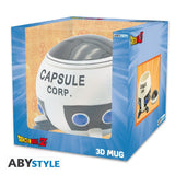 Dragon Ball Mug 3D Capsule Corp Spaceship