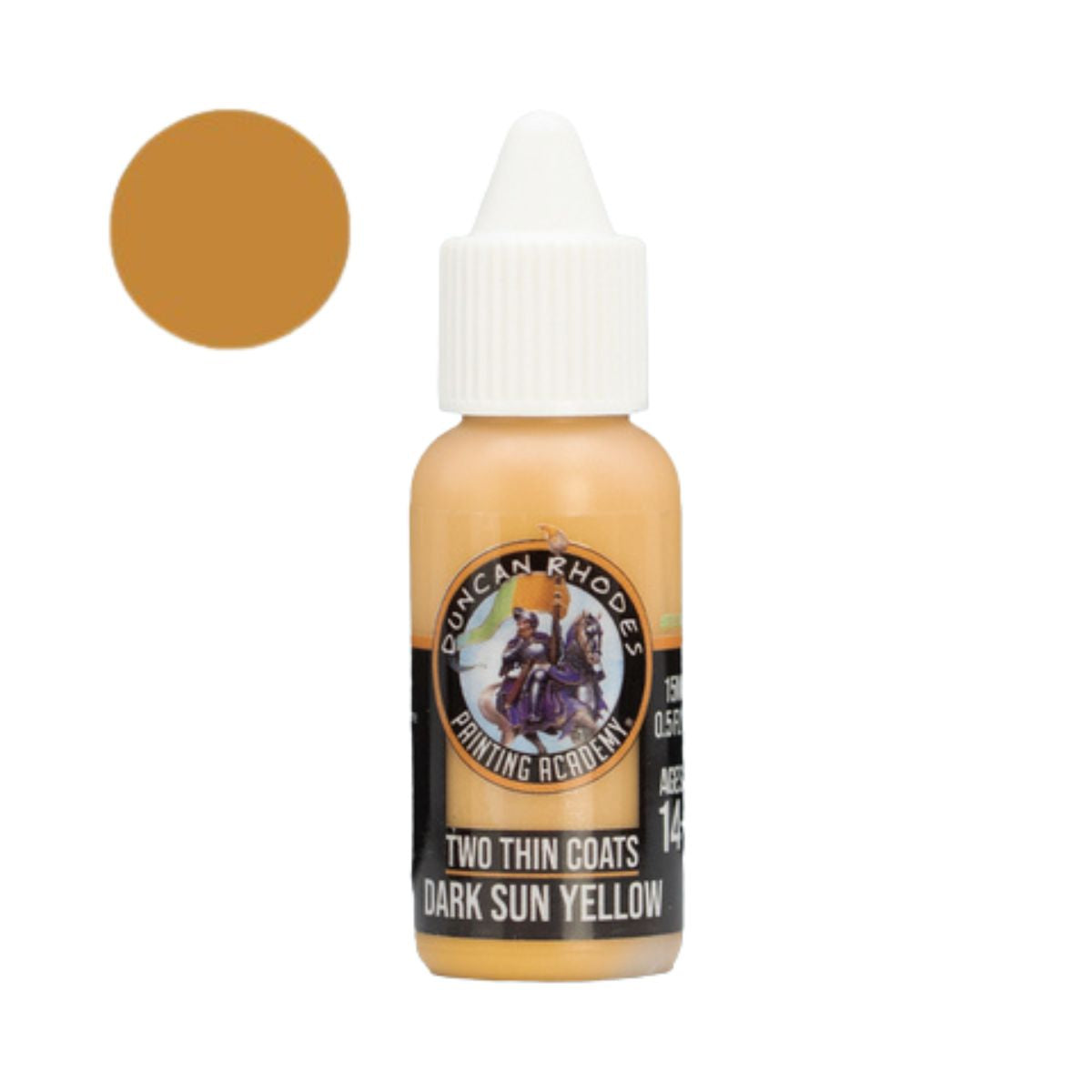 Duncan Rhodes TWO THIN COATS Dark Sun Yellow